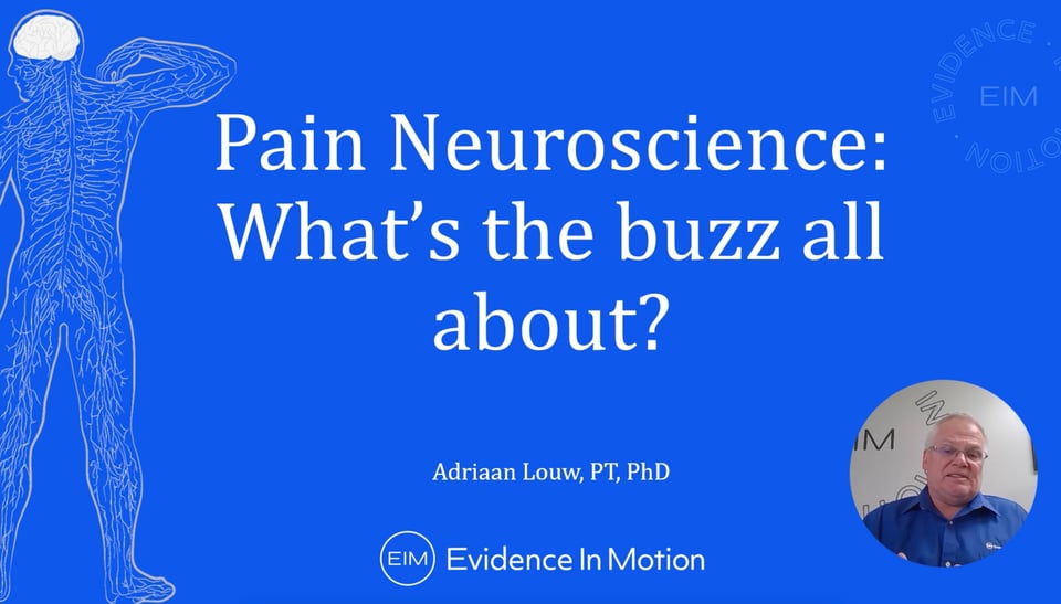 FREE COURSE- Pain Neuroscience, What's the Buzz About by EIM